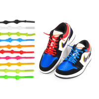 Yrunfeety – lacets de chaussures ronds sans nœud en bambou, lacets élastiques de 75CM, chaussures pour enfants, 10 couleurs