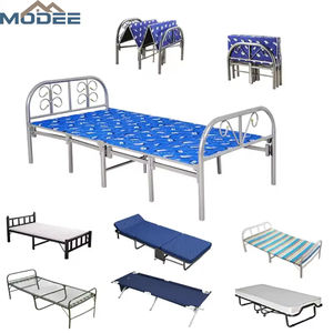 Sıcak özel tasarım toptan çerçeve kral kanepe otel modern katlanır ranza çerçeve metal yataklar - Product Image 4