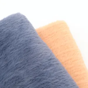 Neuer Stil 58% Polyester 40% Acryl 2% Elasthan Stretch warmes und weiches Bürsten fell Fleece Stoff für Mantel