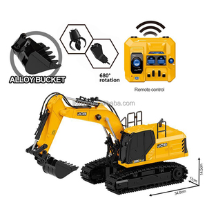 Jouets pour enfants Lucky Toys, vente chaude, excavatrice télécommandée 3 en 1, <span class=keywords><strong>jouet</strong></span> <span class=keywords><strong>JCB</strong></span> sous licence, véhicules de construction entièrement fonctionnels - Product Image 1