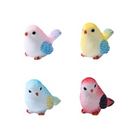 Accessoires pour terrariums de plantes succulentes, ornements mignons en forme d'oiseaux de dessin animé, figurines décoratives en plastique pour animaux de jardin