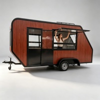 Camión de Comida Eléctrico en Venta con Cocina Completa, Remolque de Comida Móvil para Mercado de Comida al Aire Libre