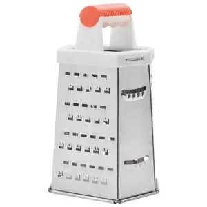 Râpe domestique en acier inoxydable de 8 pouces, 6 côtés, cuisine, coupe-légumes polyvalent, râpe à gingembre