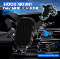 Support de téléphone portable pour grille d'aération de voiture, mains libres, à clipser, vente directe usine