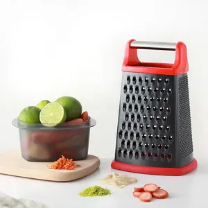 Amazon venta al por mayor de cocina de acero inoxidable vegetal Rallador con contenedor de mejor venta de productos en EE. UU.