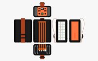 Batterie externe tendance 2026 OEM/ODM haute capacité 80000 mAh avec charge rapide PD22.5W pour la plupart des appareils et lampe torche pour activités de plein air