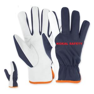 High Quality Leather Work Assembly <b>Gloves</b> Anti-Cut & Anti-Slip for <b>Touch</b> Screen for Safe Work Protection - Product Image 3