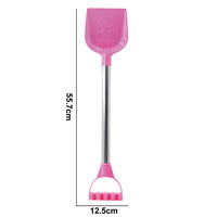2 Pelle de plage Grandes pelles de sable plates et pointues Ensemble de jouets de plage pour enfants Outils de sable durables pour les jeux de jardin en plein air
