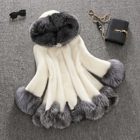 Женское теплое пальто из искусственного меха, повседневное пальто с длинным рукавом и отложным воротником, большие размеры, Осень-зима 2022