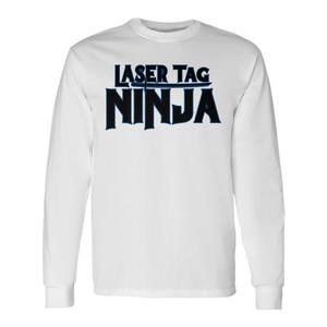 Camiseta de manga larga Laser Tag Ninja con diseño gráfico premium para jugadores - Product Image 1