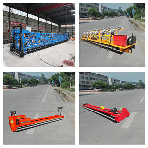 Pavimentadora dividida de eje de tres rodillos de trabajo eficiente, máquina pavimentadora de bordillos de hormigón, pavimentadoras de entrada, cemento - Product Image 5