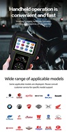 Herramienta de Diagnóstico para Motocicletas JDiag M100 Pro, Escáner de Diagnóstico del Sistema EFI para BMW/Yamaha/Harley-Davidson/Ducati