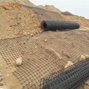 Einfache Installation Hohe Zug festigkeit 25-200kN/m Einachsiges HDPE/PP-Geo gitter für Erd-und Straßenbau-Kunststoff-Geo gitter - Product Image 2