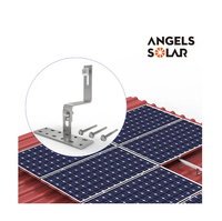 Système de fixation de tuiles solaires photovoltaïques ajustable pour toiture, crochet solaire pour toiture, fournisseurs chinois Angels