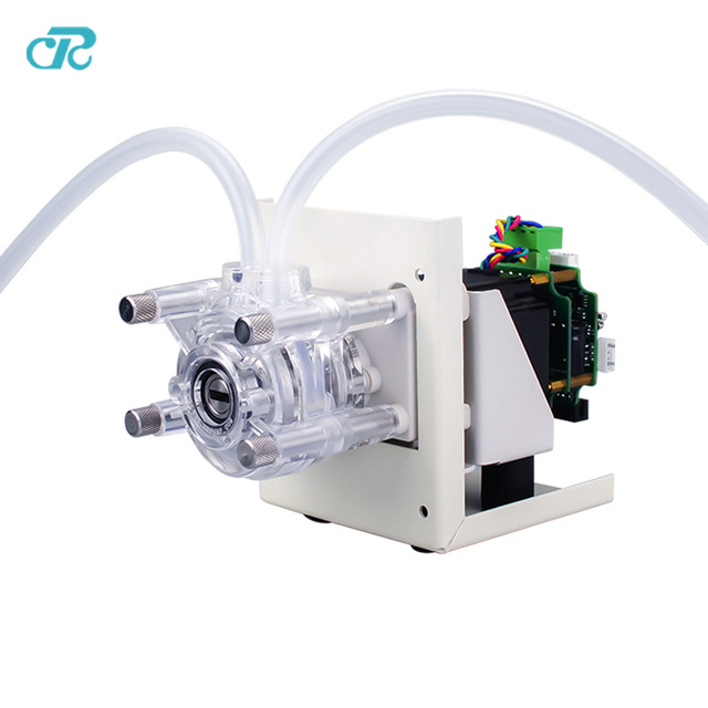 UCP304 Compact Micro Analytical Sampler PLC Control 1 L Flow Stepper Motor Small Peristaltic Dosing Pump Agricultural Use Metal