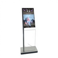 Kiosque à écran tactile transparent OLED de 30 pouces, haute luminosité, tactile capacitif, interactif en intérieur, signalisation numérique OLED en libre-service