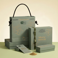 Coffret cosmétique de luxe personnalisé en carton mat, emballage haut de gamme avec insert en mousse protectrice pour crème visage, lotion, tonique, flacon