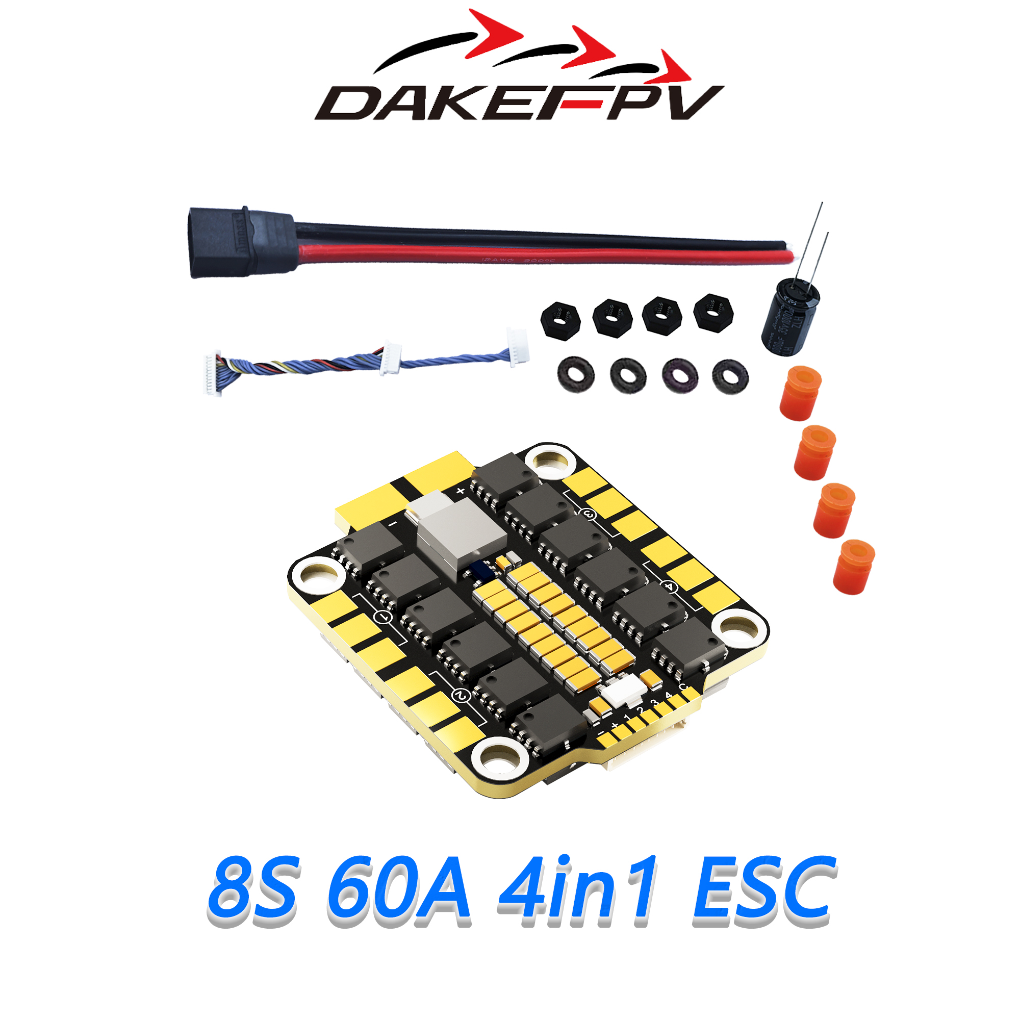 8S 60A 4in1 ESC
