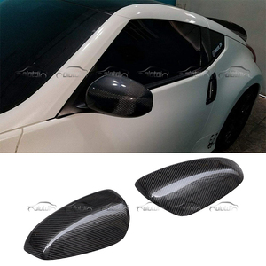 New sợi carbon Side gương nhà ở mũ Xem phía sau cửa Sticker đối với Nissan Skyline Fairlady 370Z Z34 2009 + - Product Image 2
