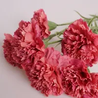 Bouquet de fleurs artificielles de haute qualité, hydratantes, au toucher réaliste, pour la fête des mères, cadeau, décoration de table de mariage ou de maison