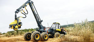 เครื่องตัดไม้ XUVOL OEM/ODM แบบใช้ยาง รถเก็บเกี่ยวป่าไม้ เครื่องจักรป่าไม้ เครื่องเก็บเกี่ยวแบบมีล้อ 600 แรงม้า เครื่องเก็บเกี่ยวไม้ - Product Image 2