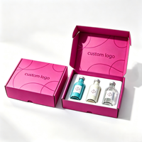 Caja de Cartón Corrugado Negro Mate Natural con Logotipo Personalizado, Caja Postal para Envíos de Pequeñas Empresas, Venta al por Mayor con Tira de Apertura