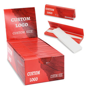 Customizable Wholesale Slow Burning 100% Natural Gum Arabic Unblenched Kingsize Smoking <b>Rolling</b> <b>Paper</b> smoking accessories - Product Image 2