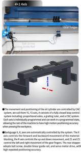 DA53T 100T CNC presse plieuse 4 + 1 axe tôle plieuse avec <span class=keywords><strong>formation</strong></span> de <span class=keywords><strong>programmation</strong></span> gratuite et garantie de 2 ans - Product Image 4