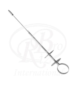 Extractor de Tumores/Instrumento para Sacar Leche de Hug's, Instrumentos Veterinarios y para Ganado, Acero Inoxidable, Punta de 7.5 Pulgadas, 4 mm, Certificado ISO 9001 y CE - Product Image 1