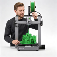 Nouvelle imprimante 3D Profit avec nivellement automatique, écran haute résolution, connectivité WiFi/USB, matériaux PLA/TPU/PETG, format compact