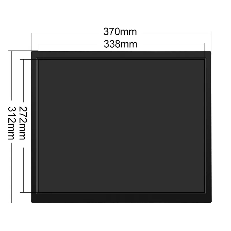 Monitor Touch Screen Lcd resistivo da 17 pollici montato a parete Monitor industriale da 17 pollici