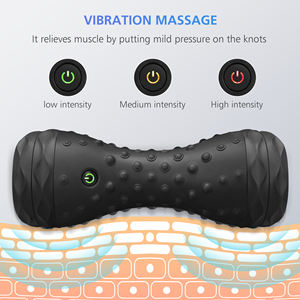 Phenitech 2023振動マッサージローラー鎮痛剤ディープティッシュマッサージ脚用大型フォームローラー、バックハンドエクササイズローラー - Product Image 2