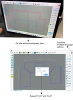Visibilité 360 virtuelle pour la mesure horizontale et verticale de mesure précise templateur laser numérique