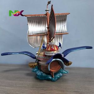 Modelo de Barco Thousand Sunny de One Piece, Coleccionable de Anime, Embarcación Pirata, Decoración de Escritorio, Fábrica - Product Image 3