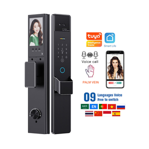 Cerradura Inteligente para Puerta con Reconocimiento Facial 3D, Huella Dactilar, Contraseña, Tarjeta de Memoria y Almacenamiento en la Nube, Cámara y Aplicación para Puerta de Vidrio - Product Image 3