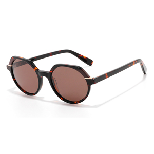 Retro Round <b>Sunglasses</b> Full Rim Tortoise <b>Frame</b> Green Lenses UV400 Protection Unisex Adult Casual Style - Product Image 5