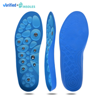 Semelles ergonomiques 99insoles pour soulager la fatigue des pieds, 11 aimants intégrés, stimulation par acupression, semelles magnétiques d'acupression