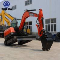 Livraison Gratuite : Mini-Excavatrice sur Chenilles 6 Tonnes avec Moteur Kubota EPA, Modèle Domestique, à Vendre