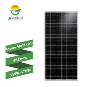 Jingsun hot sale solar panel 182mm 545w 570w 144 cells high conversion efficiency solar panel for home