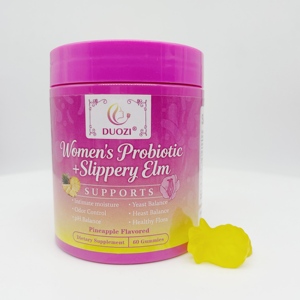 DUOZI Gummies Probiotiques pour Femmes à l'Orme Rouge avec XOS – Compléments Probiotiques Féminins pour la Santé Vaginale - Product Image 3