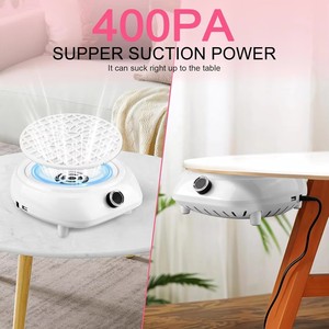 Colector de Polvo para Uñas, Extractor de Polvo de Alta Potencia de 130W, Extractor de Polvo con Ventilador de Vacío para Principiantes - Product Image 4