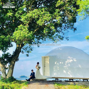เต็นท์ตั้งแคมป์ PVC สำหรับกลางแจ้งหรูหราทันสมัยพร้อมโดมทำจากกระจกหน้าต่างสำหรับสี่ฤดู - Product Image 5