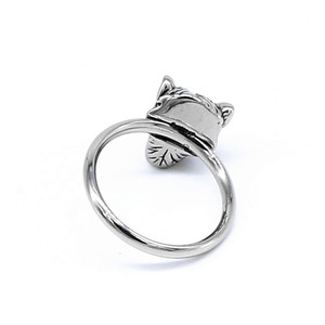 yunnique Wolf Head <b>Ring</b> <b>Titanium</b> Steel Animal Design Women's Fashion Jewelry Gift - Product Image 2