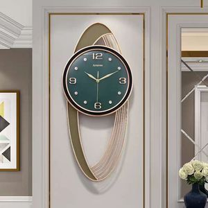 Armen's Wall <b>Clock</b> Irregular Shape Silent <b>Battery</b> Powered Living Room Decorative <b>Clock</b> - Product Image 1