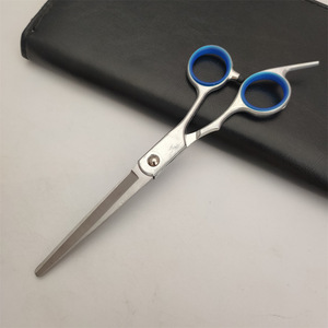Customized Trademarks <b>Hair</b> Scissors 62mm Straight Blade Right Handed Beauty Use Suzhou Origin - Product Image 4