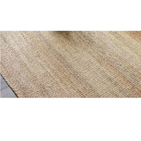 Direct Factory's Beautifully Designed Hand Knotted Modern Vintage Hemp Jute Floor Mat Rug Carpet 100% Natural Area Rugs Sets