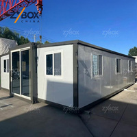 Casa Prefabricada de Lujo ZYBOX, 40 pies x 20 pies, Casas Modulares Prefabricadas de 75 m², Casa Contenedor Expandible con 3 Dormitorios, EE. UU., Australia, Canadá