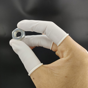 Longhuatai Gants de protection jetables en latex non stériles, lisses, à usage unique, pour salles blanches, usines d'électronique, industrie du soudage - Product Image 2