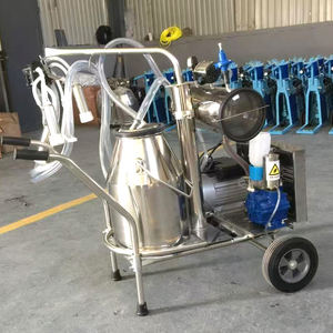 Buen precio hogar caminar portátil vaca lechera oveja uso ordeñadora compresión de aire ventosa ajustable ordeñadora - Product Image 1