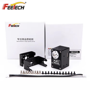 Servo Feetech SM45BL kg con Código Magnético <span class=keywords><strong>HV</strong></span> 24V 360 Grados Sin Escobillas RS485 Doble Eje con Soporte Modbus RTU Alimentado por Batería - Product Image 2